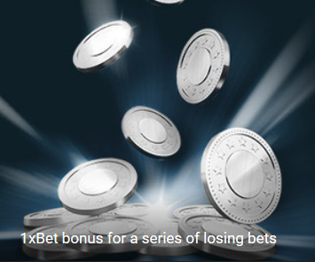 1xbet losing bets bonus